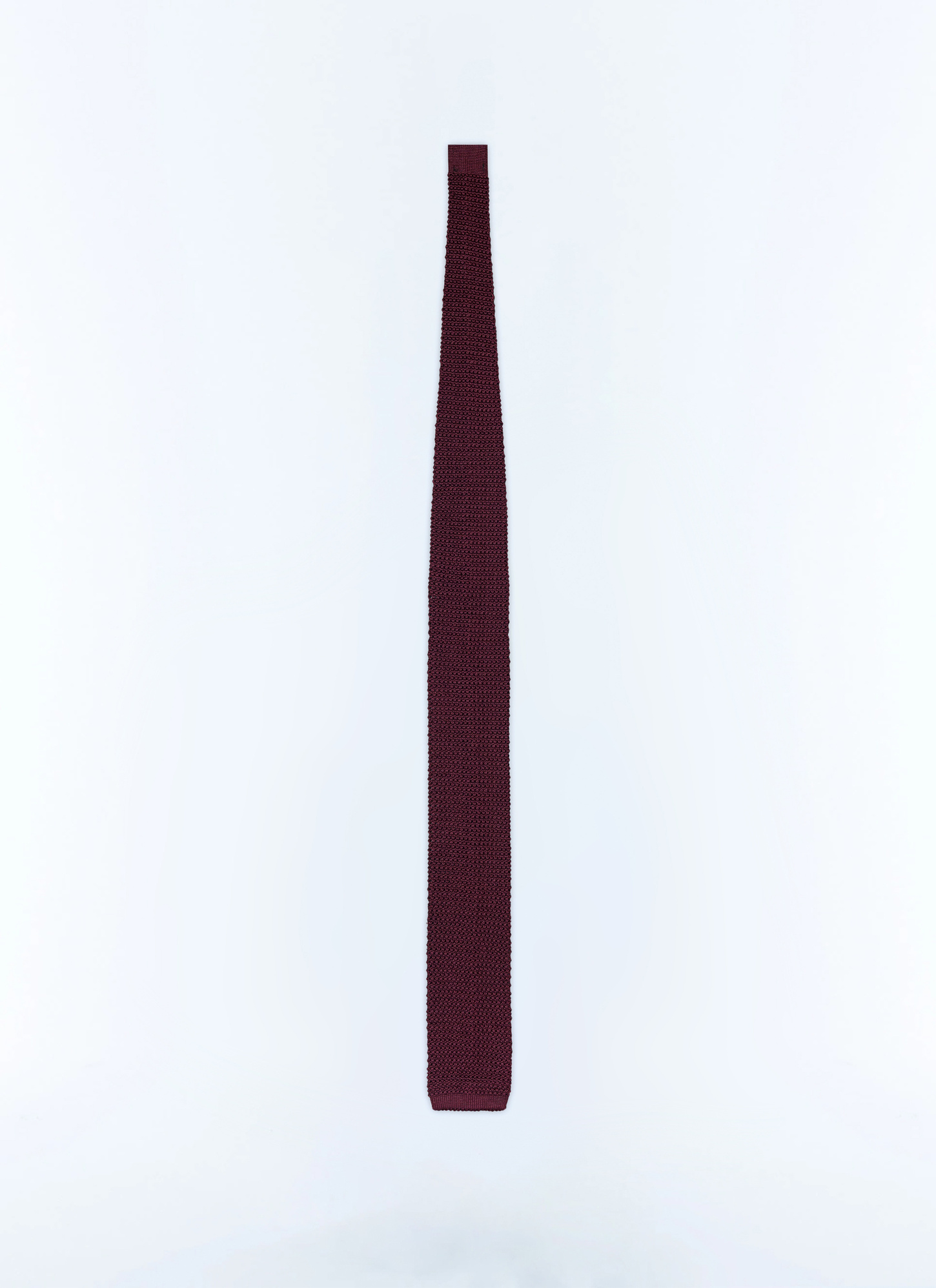 Cravate bordeaux homme Fursac - F3KNIT-T212-74