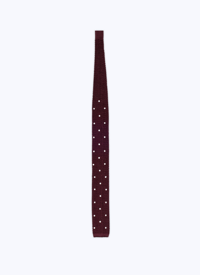 Cravate bordeaux homme Fursac - PERF3KNIT-I227/74
