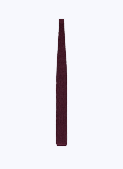 Cravate bordeaux homme Fursac - PERF3KNIT-T212/74