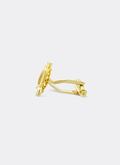 Golden brass cufflinks - 21HD2BOUT-TB01/90