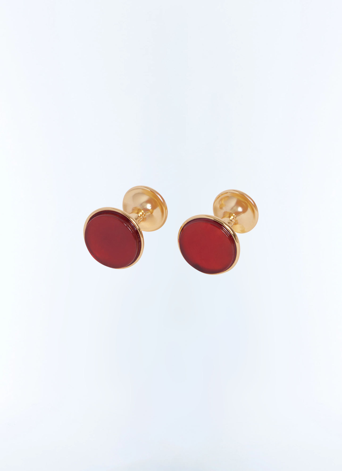 Men's cufflinks golden brass Fursac - D2BOUT-GR23-C012