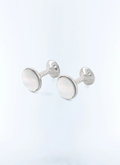 Silver brass cufflinks - D2BOUT-TB03-01