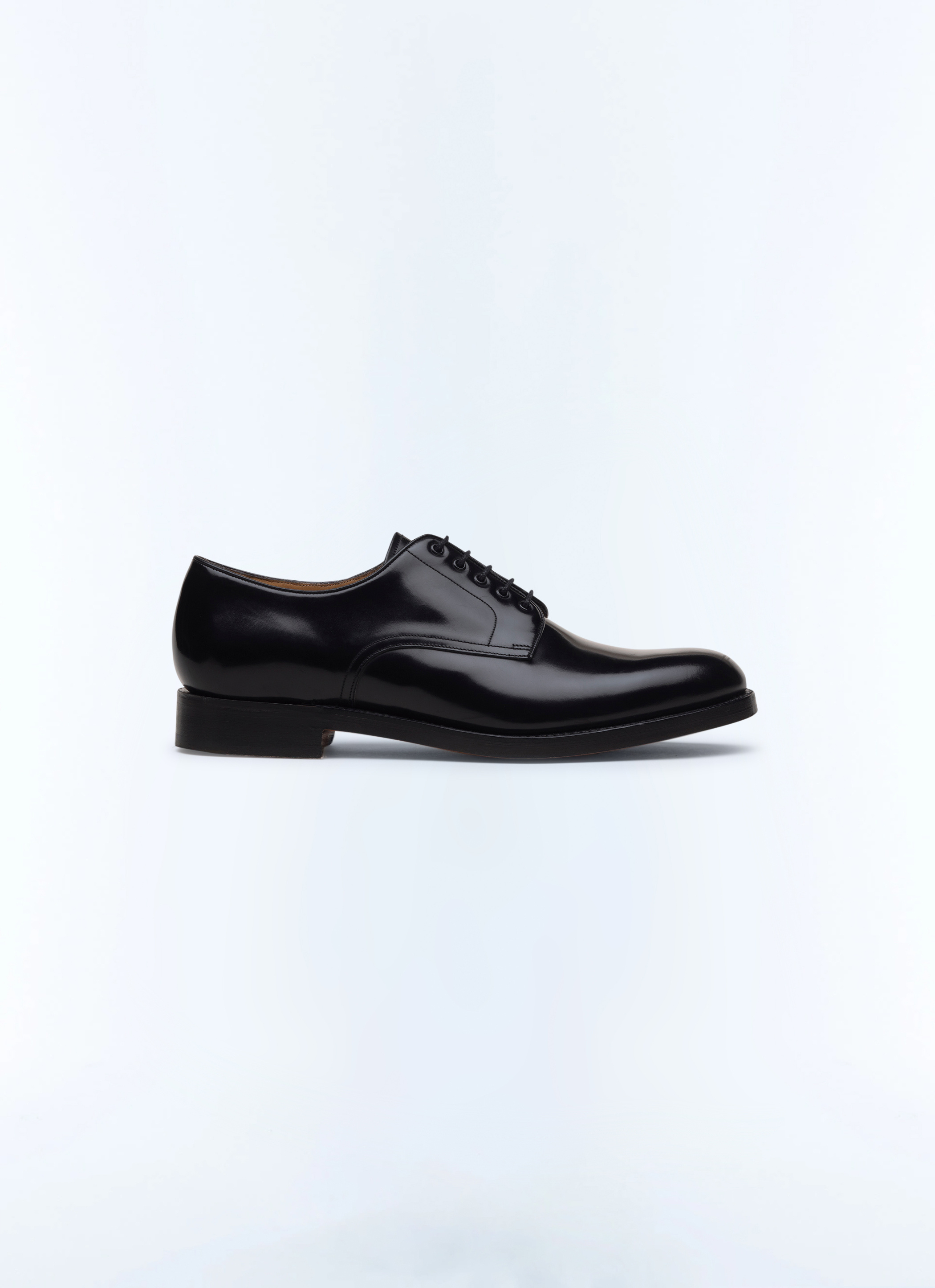FURSAC - Black leather derby shoes - Men - Size 45 - Black