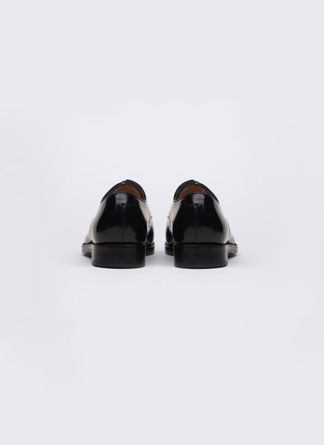Men's black derby shoes Fursac - LDERBY-EC02-20