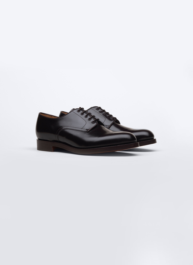 Men's polished calf leather derby shoes Fursac - LDERBY-EC02-18