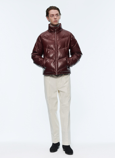 Doudoune bordeaux homme Fursac - M3ALPE-AL06-73