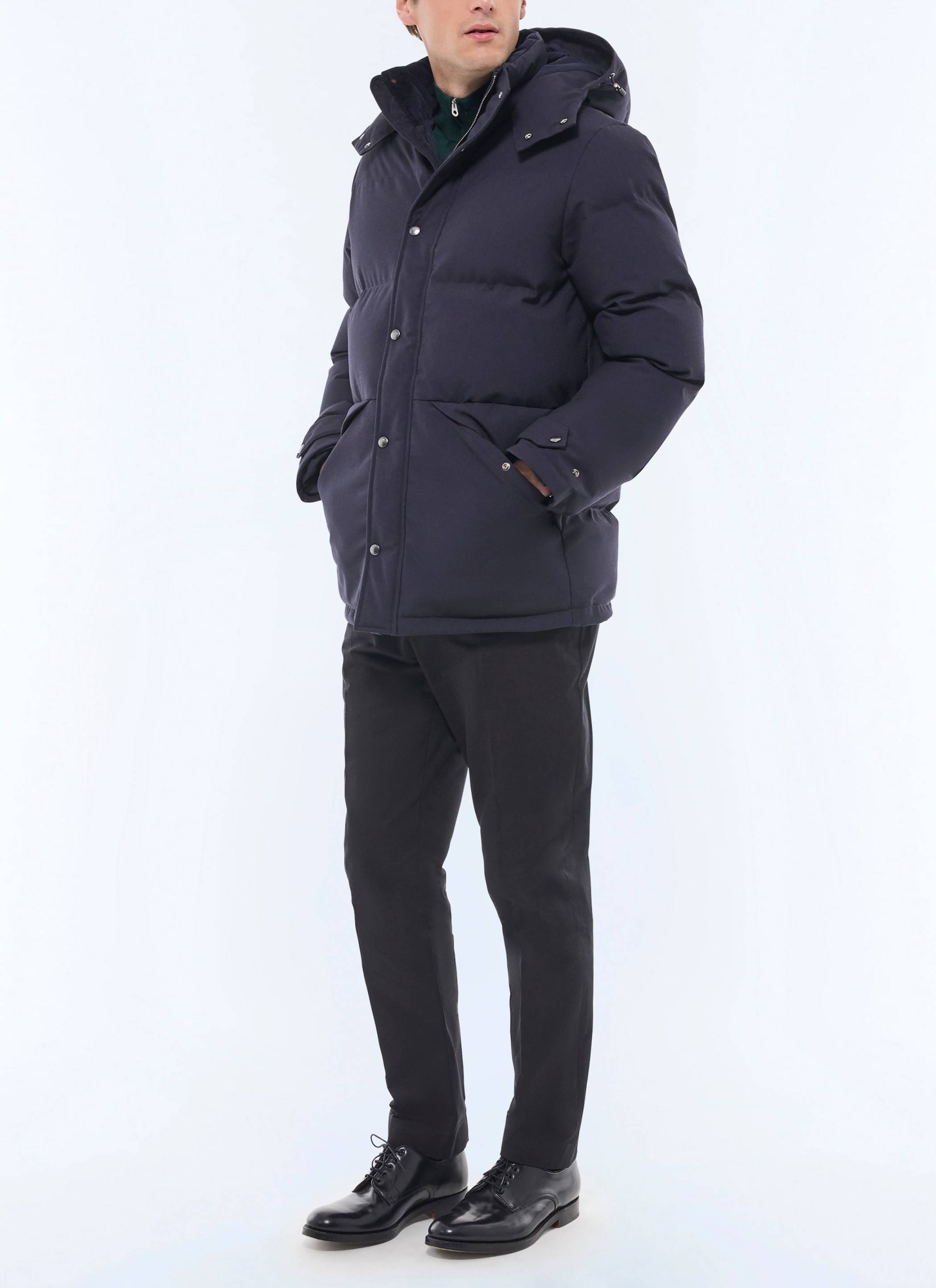 Doudoune bleu marine homme Fursac - M3GPUF-CM33-D030
