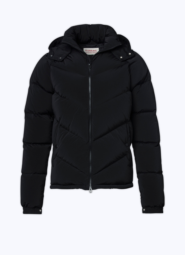 h&m black down jacket