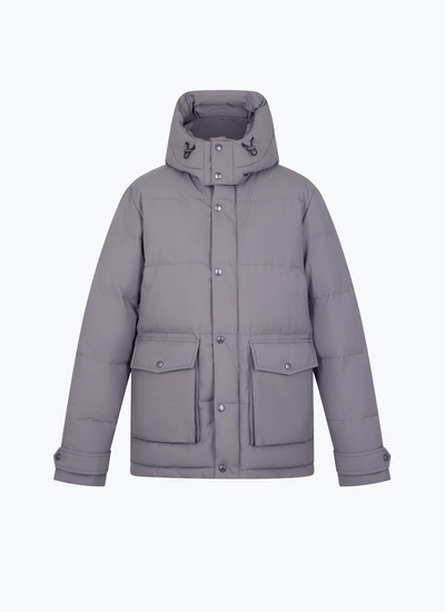 Men's polyester and viscose canvas down jacket Fursac - M3CPUF-CM33-B022