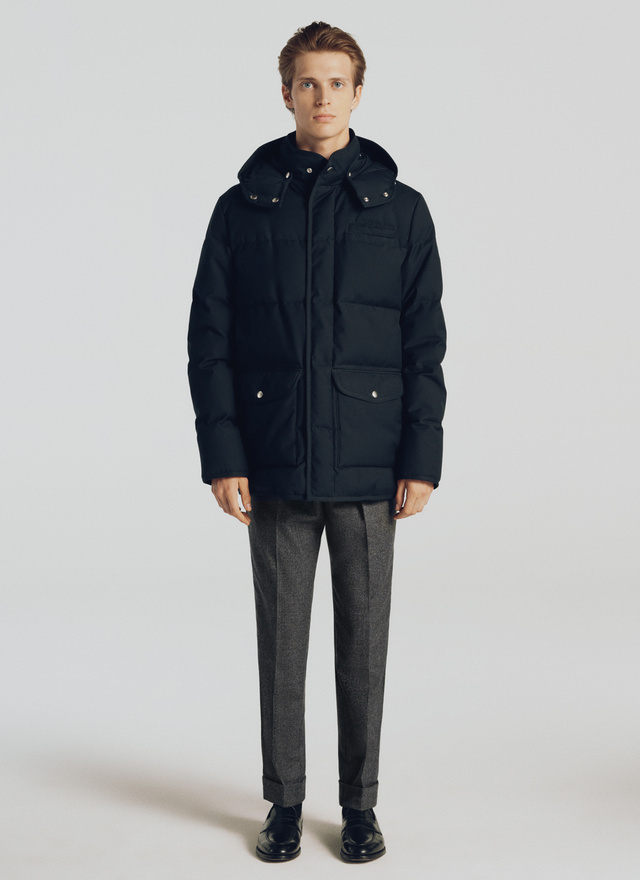 Navy blue down jacket 20HM3RPUFRM53/31 Men's down jacket