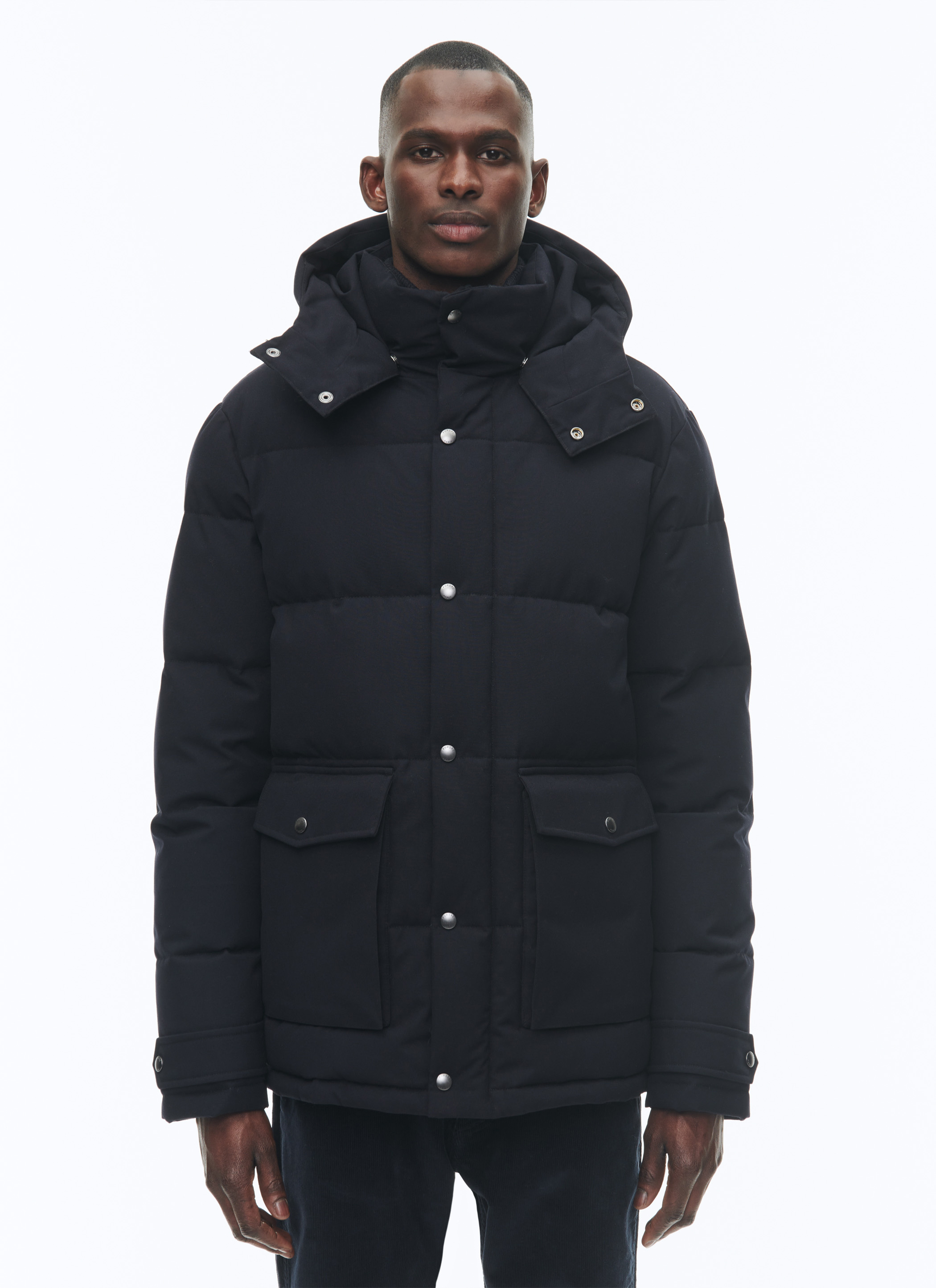 Navy down parka on sale