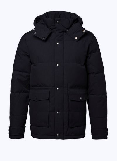 Men's navy blue down jacket Fursac - M3CPUF-CM33-D030