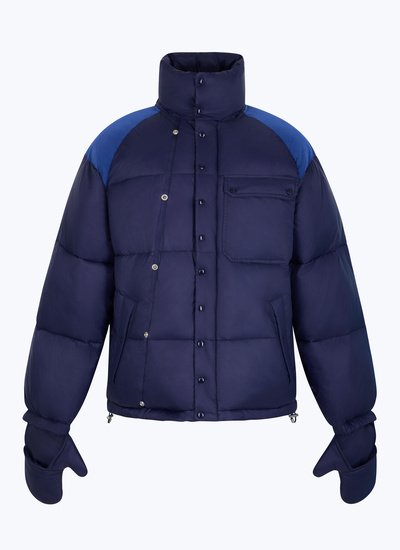 Men's navy blue down jacket Fursac - M3EGGS-EM28-D030