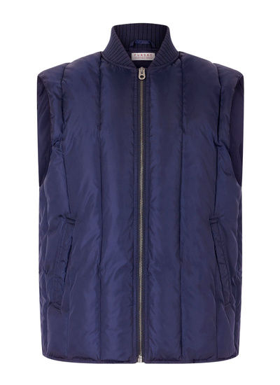 Fursac men's down jacket - Navy blue quilted water-repellent down jacket M3GPIU-GM12-D030