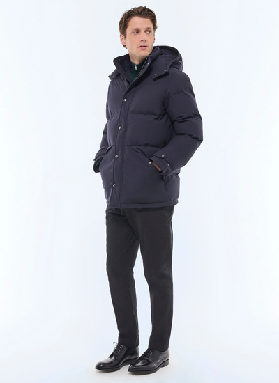 Men's navy blue down jacket Fursac - M3GPUF-CM33-D030