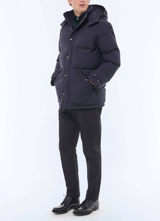 Men's navy blue down jacket Fursac - M3GPUF-CM33-D030
