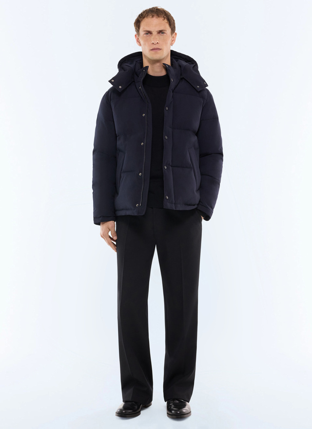 Men's navy down jacket Fursac - M3LPUF-CM33-D030