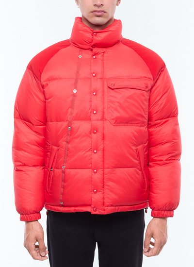Men's down jacket red technical fabric in polyamide Fursac - M3EGGS-EM28-C003