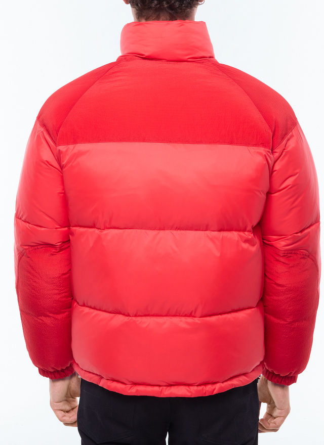 Men's red down jacket Fursac - M3EGGS-EM28-C003