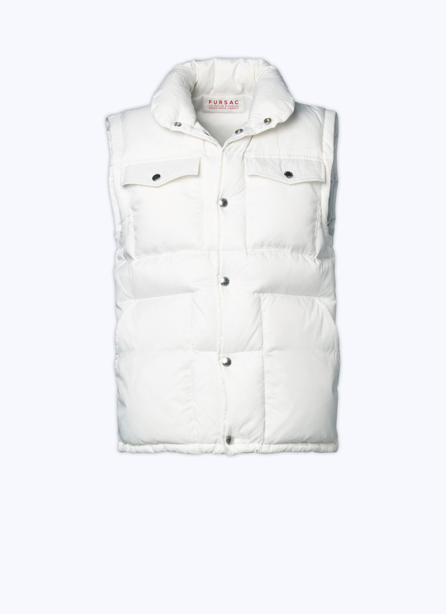 Men's white down jacket Fursac - 22HM3ALPI-AM25/01