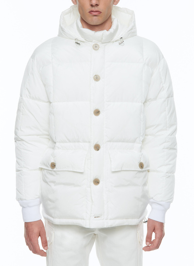 Men's water-repellent technical canvas down jacket Fursac - M3CTUF-CM32-A001