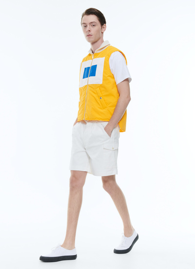 Men's yellow down jacket Fursac - M3DRAP-DM12-E005