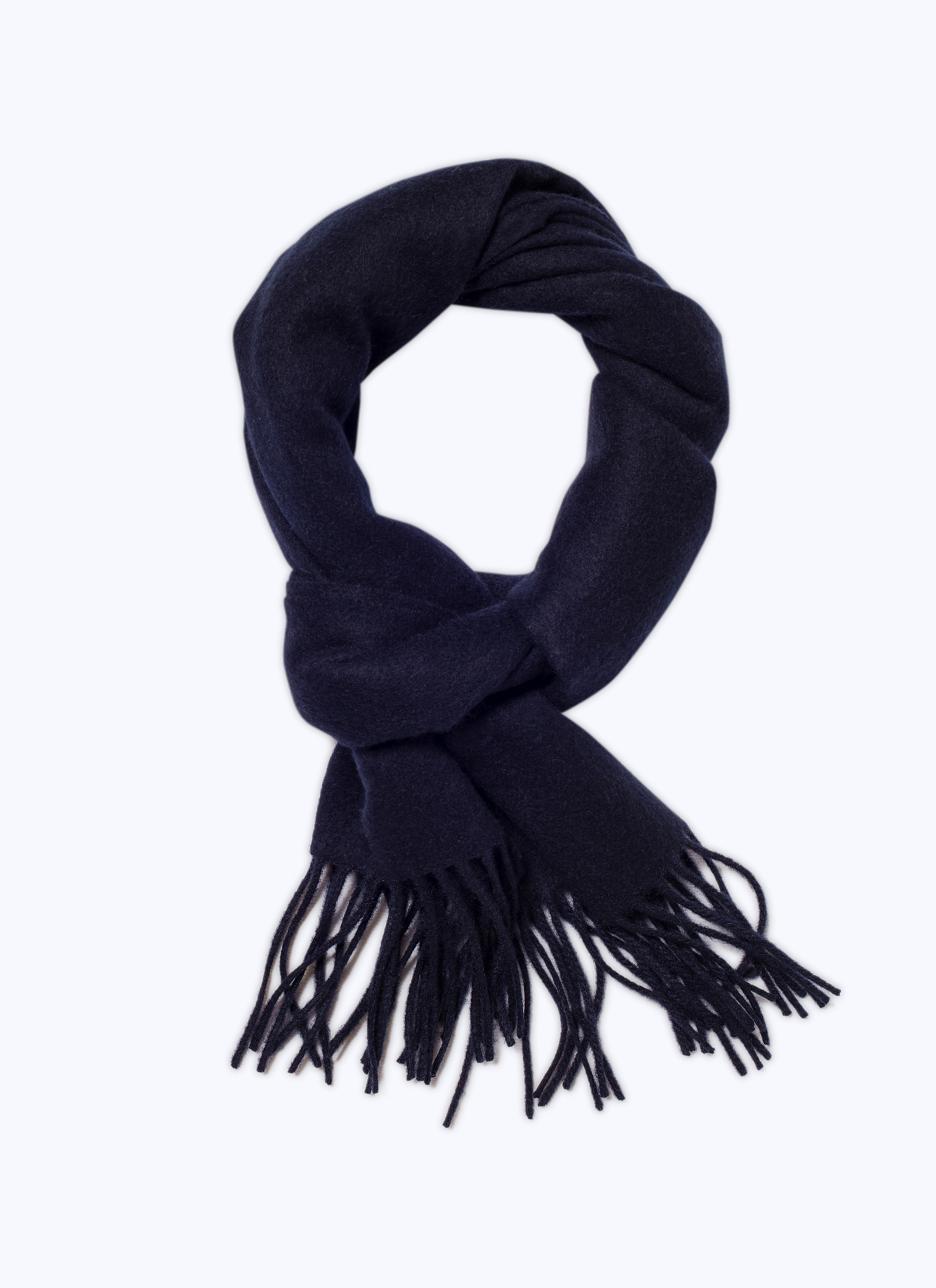 Echarpe homme 100 % CACHEMIRE d' Ecosse bleu marine, vert foncé top