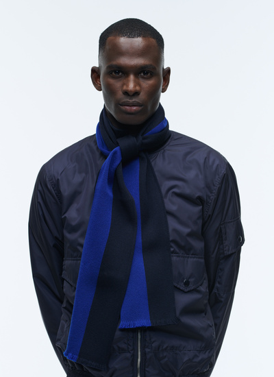 Homme Accessoires Écharpes et foulards Écharpe à logo imprimé Laines Iceberg pour homme en coloris Noir 