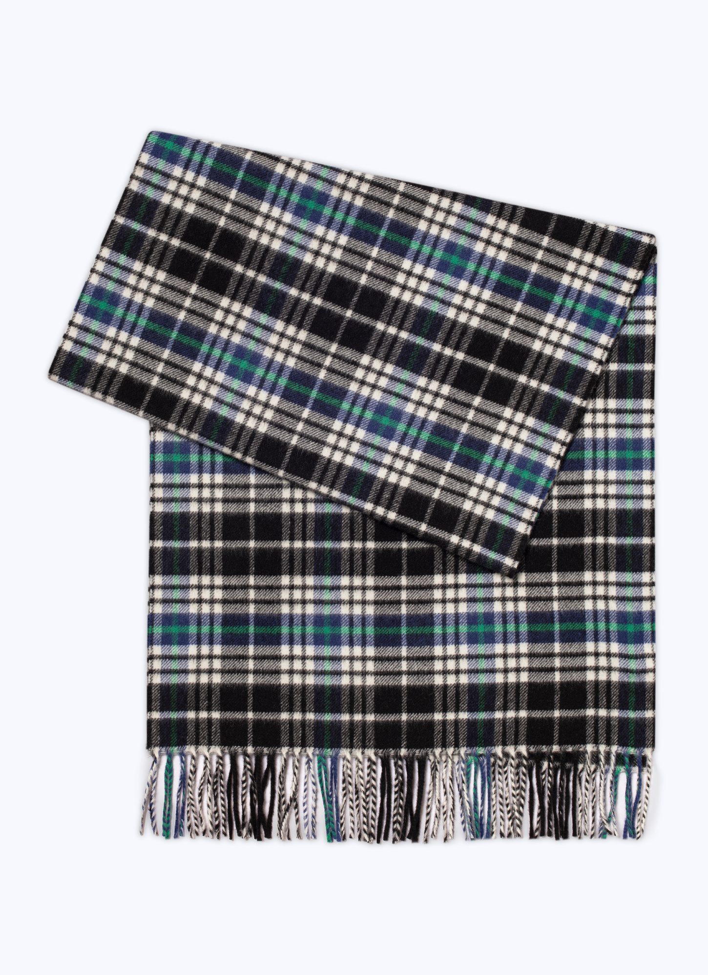 Écharpe noir homme Fursac - D2CANE-CR53-B020