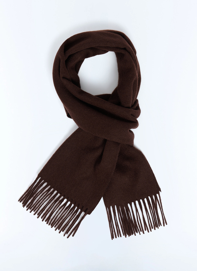 Écharpe chocolat homme Fursac - D2LSCA-LR08-G019