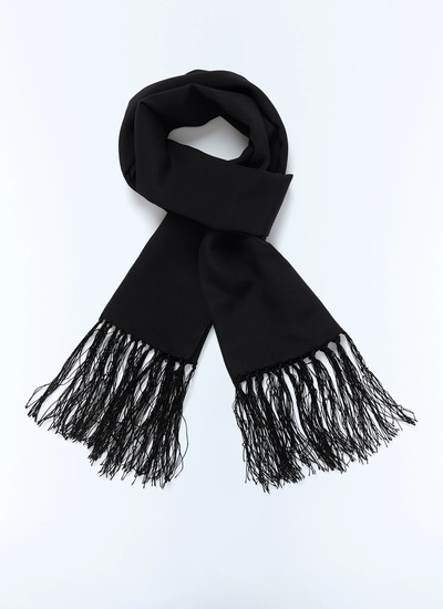 Écharpe homme noir tissu principal: 100% soiedoublure: aucune Fursac - D2GOUL-GR49-B020