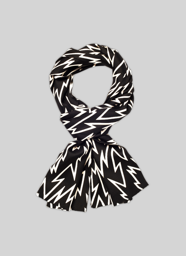 Foulard homme ecru soie Fursac - D2FOUL-VR15-20