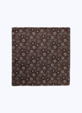 Bandana en soie marron - D1VAND-VR16-18