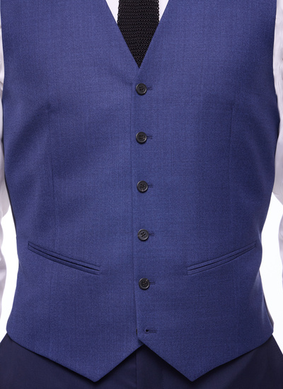 Gilet bleu de prusse homme Fursac - G3BILG-OC31-D026