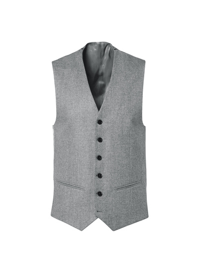 Gilet homme flanelle de laine vierge Fursac - G3BILG-CC42-B029