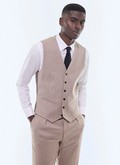 Gilet de costume en flanelle de laine - G3BILG-GC17-A008
