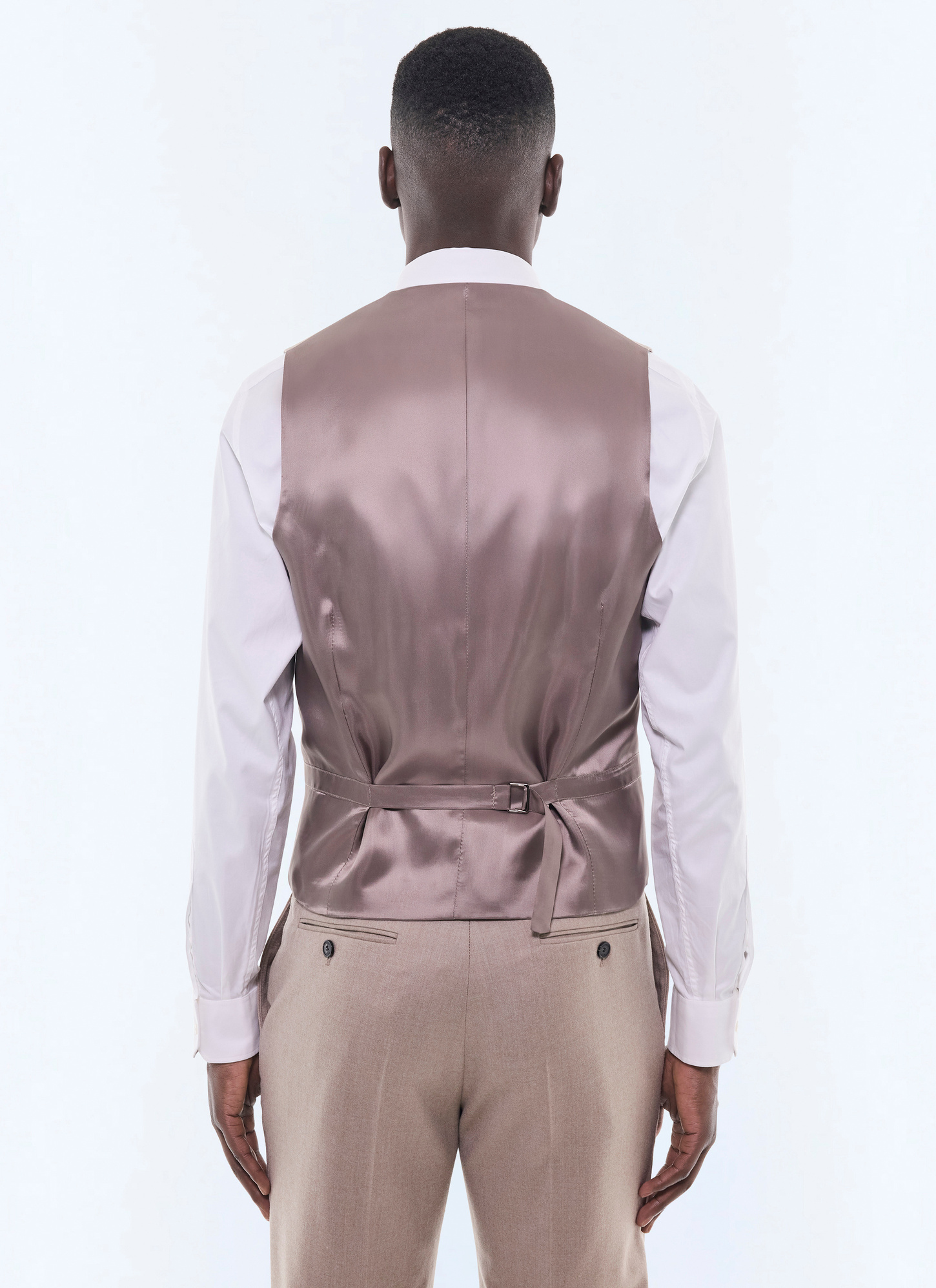 Gilet homme flanelle de laine vierge certifiée Fursac - G3BILG-GC17-A008