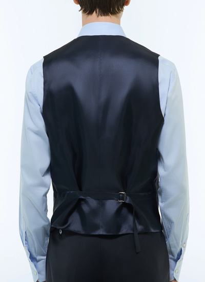 Gilet bleu marine homme Fursac - G3BILG-EC34-D030