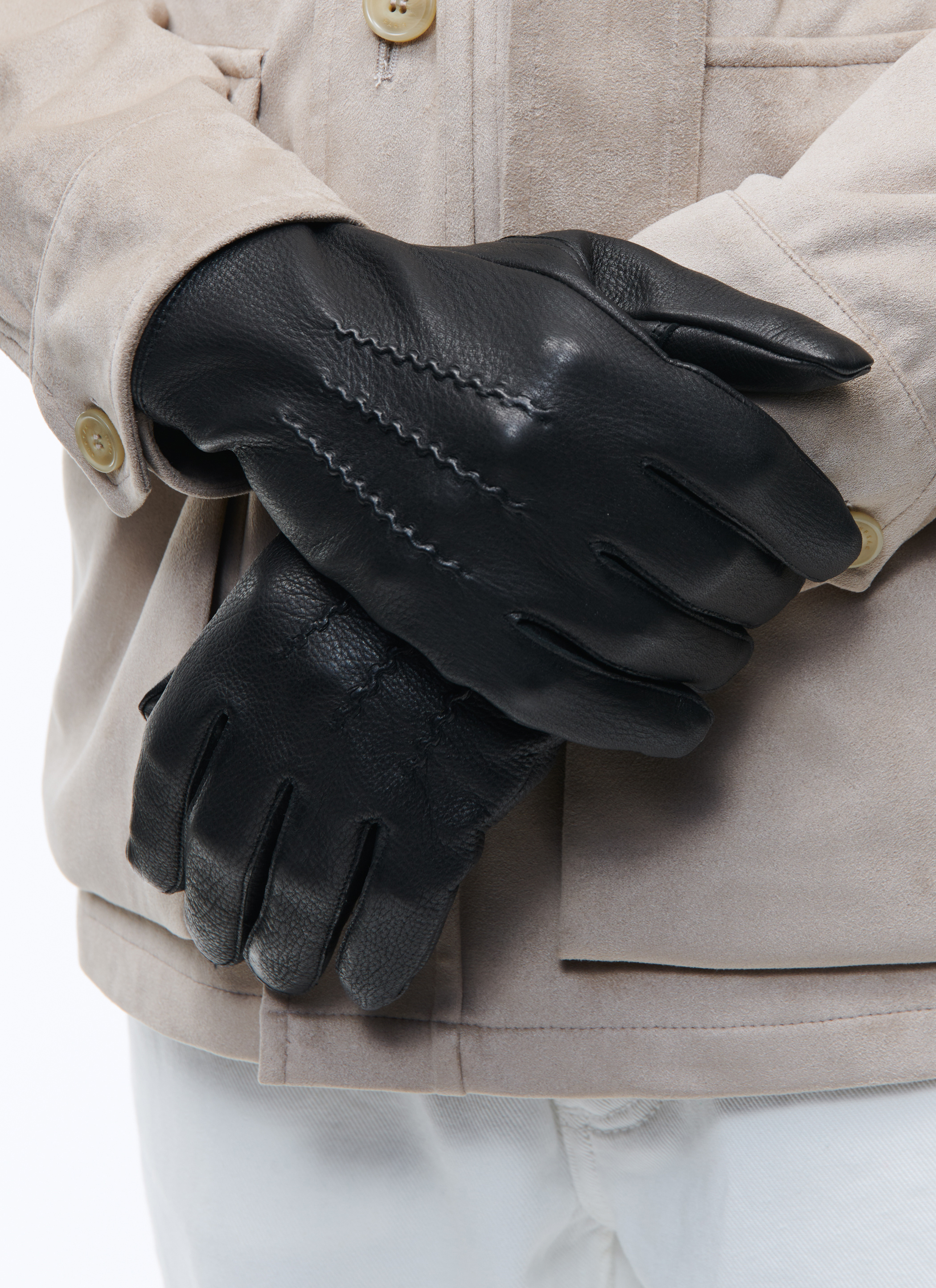 Leather gloves