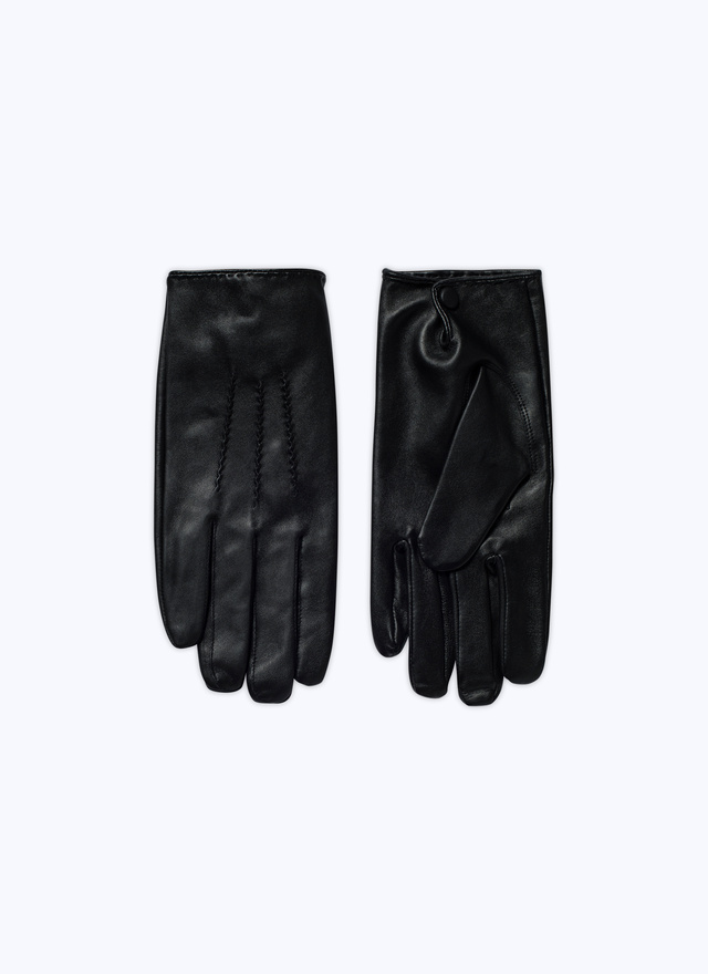 Men's black gloves Fursac - D2TAVE-T901-20