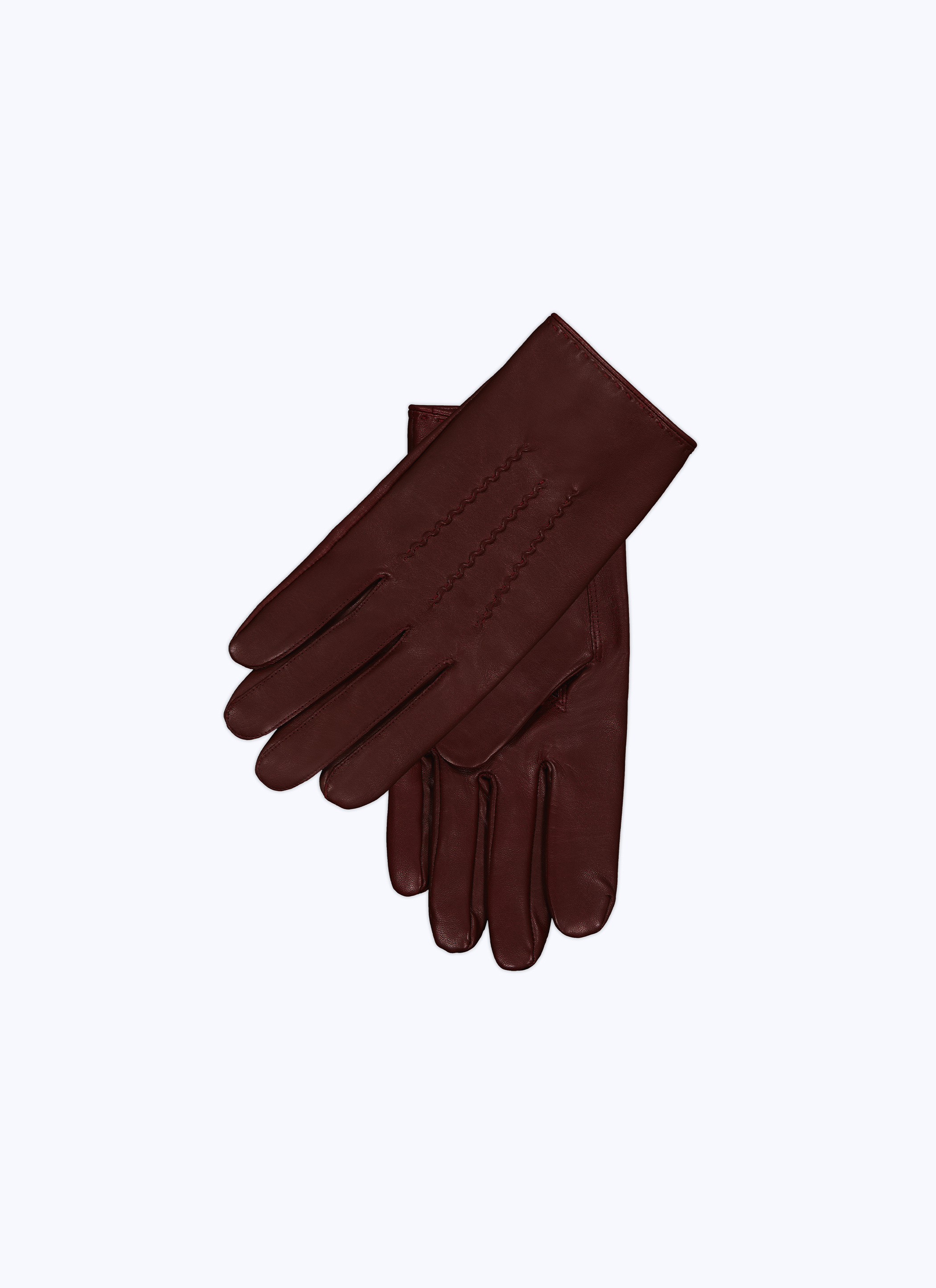 Mens burgundy leather gloves on sale