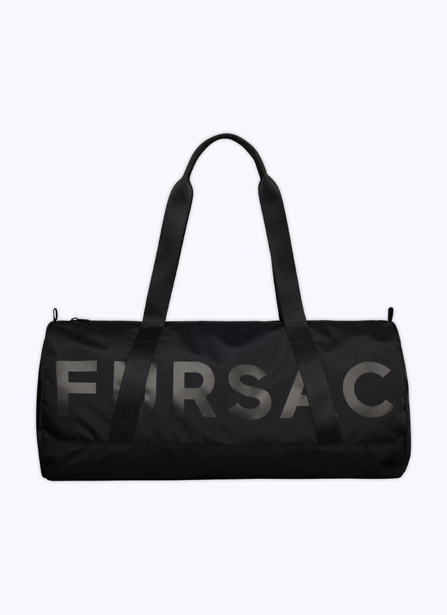 Men's gym bag black technical fabric Fursac - B3VFIT-VB08-20