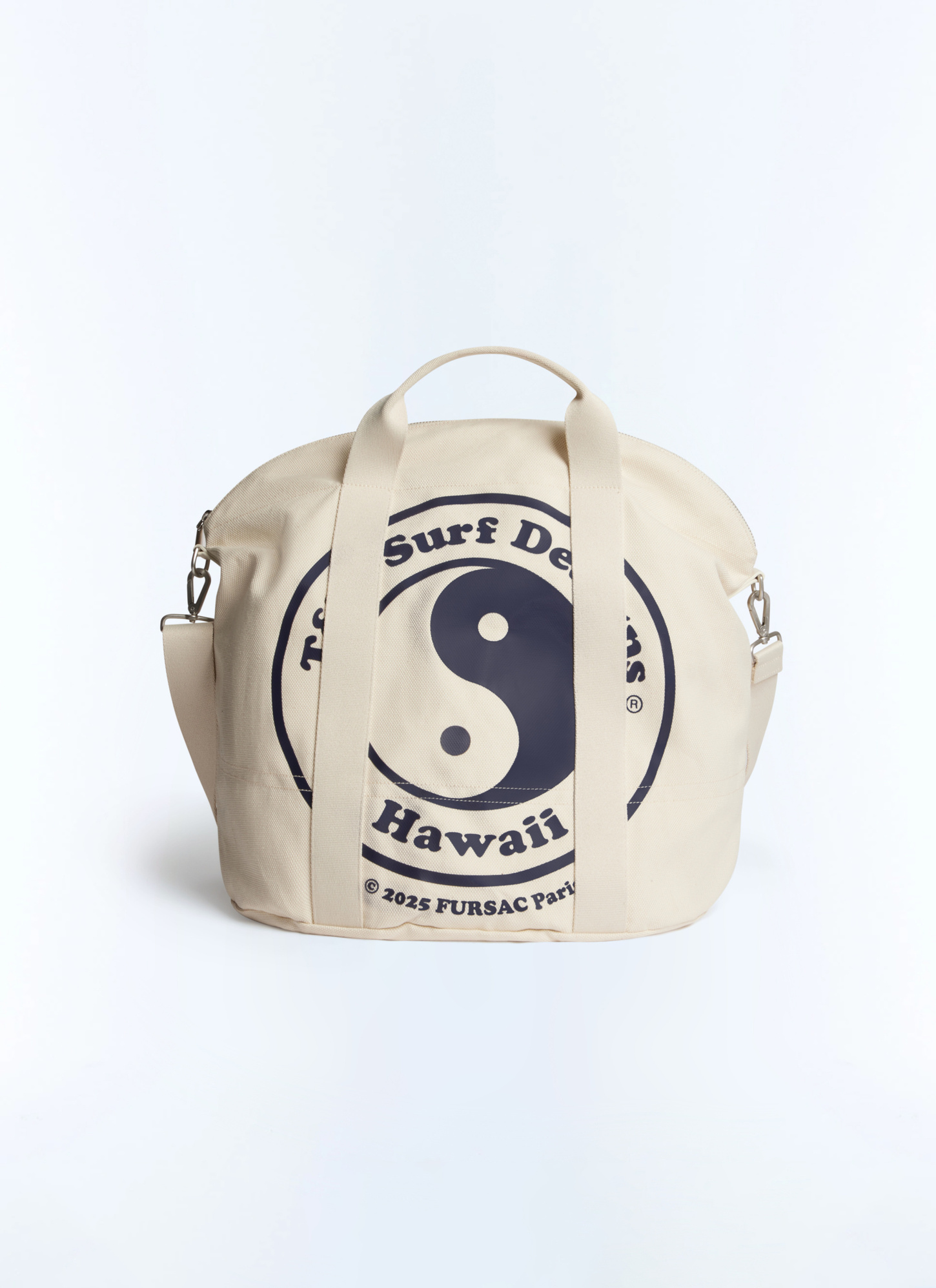 Men's ecru - logo fursac x t&c surf design print gym bag Fursac - B3FLAG-FB07-A002