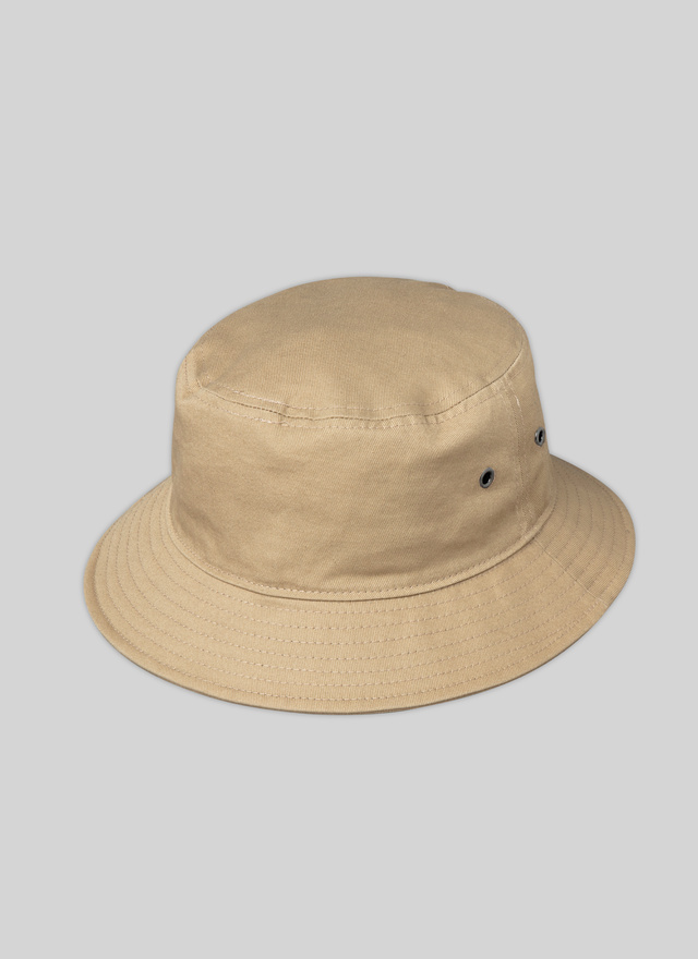 Men's hat beige cotton Fursac - 22ED2VBOB-VX19/03