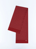 Patterned silk scarf - D2LFRA-LR06-C014