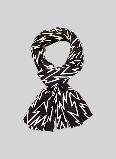 Men's headscarf ecru silk Fursac - 22ED2FOUL-VR15/20