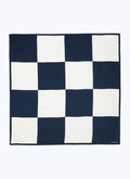 Silk scarf with checkerboard print - D1DAND-DR01-D030