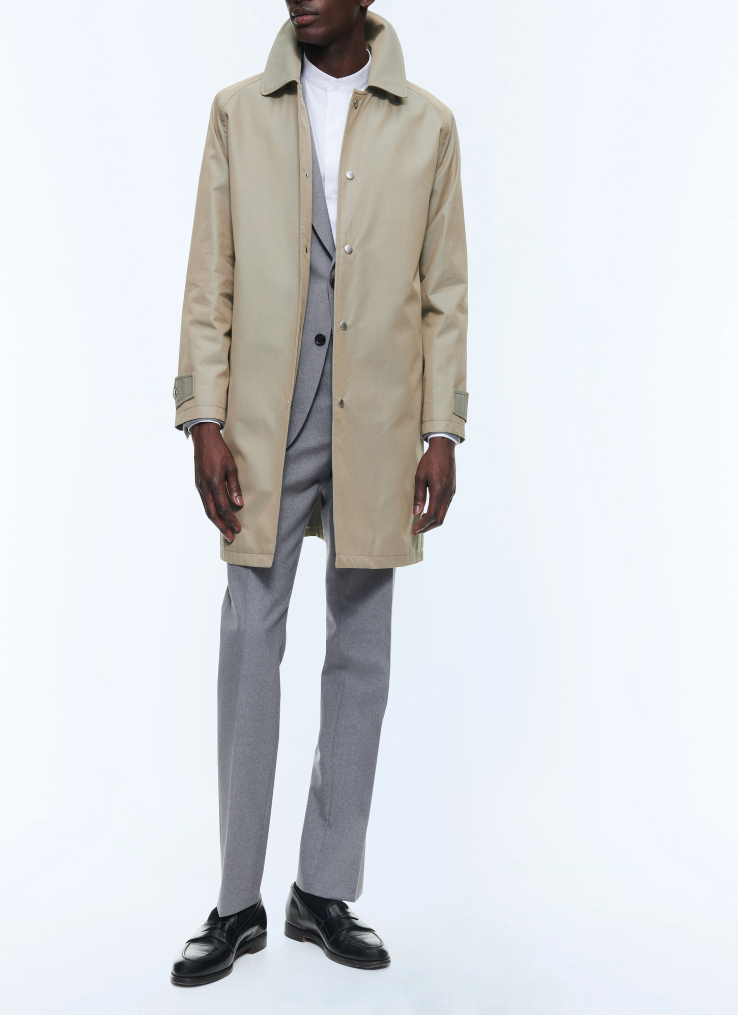 Imperméable blanc cassé homme Fursac - M3CIME-DM20-A006