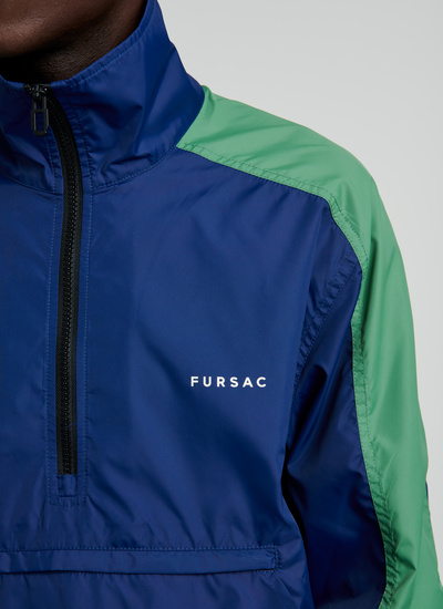 Imperméable bleu et vert homme Fursac - M3VIKE-VM11-32