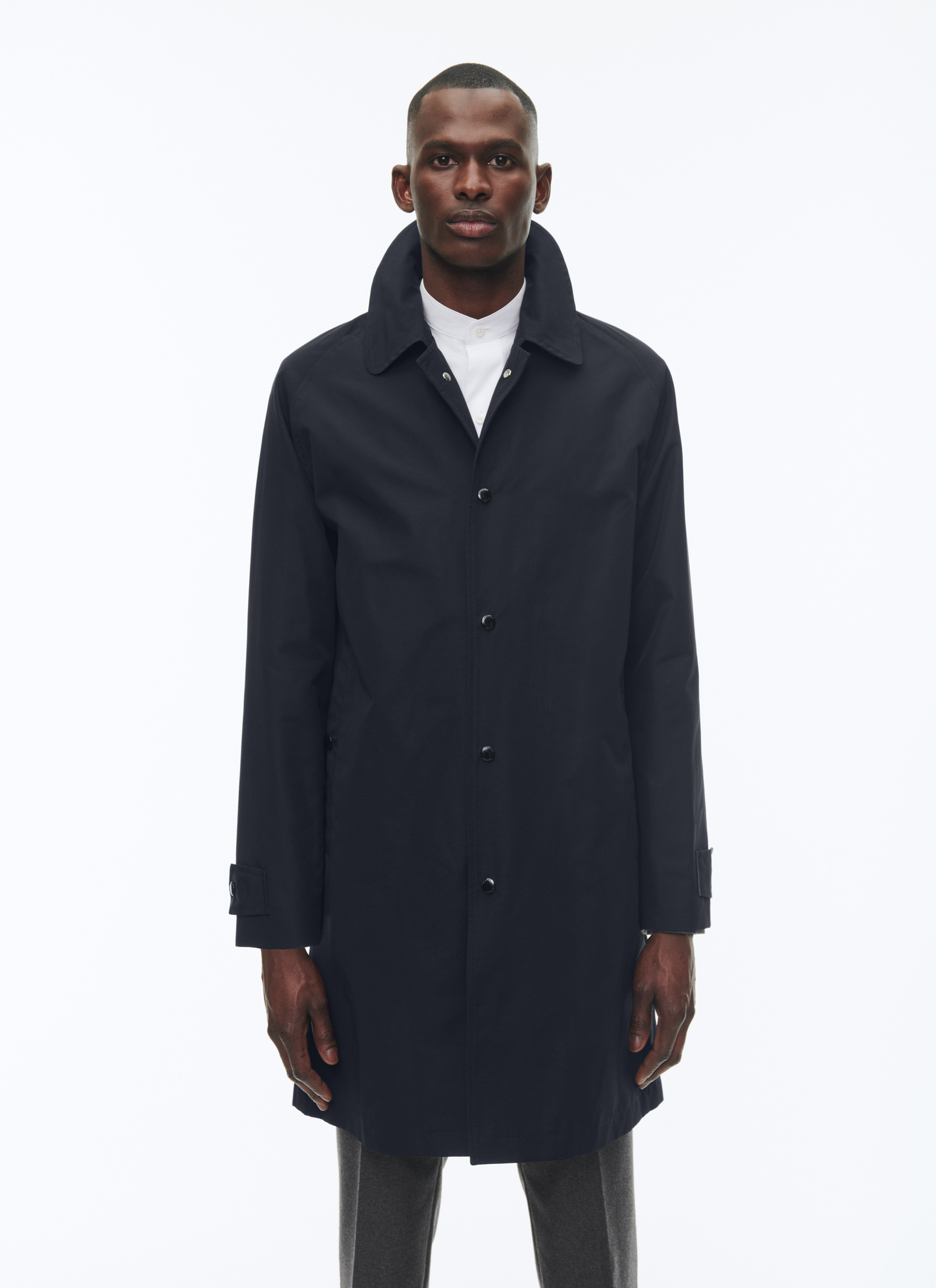 Imperméable homme bleu marine coton et polyamide Fursac - M3CIME-VM03-30